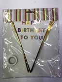Happy Birthday To You Flama Bayrak Süs - 3