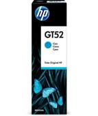 HP M0H54AE Cyan Original Ink Bottle (GT52) - 1