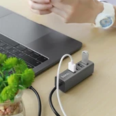 HOCO HB1 80cm Kablolu 4 Portlu USB Çoğaltıcı HUB Adaptör - 5