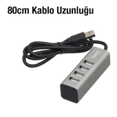 HOCO HB1 80cm Kablolu 4 Portlu USB Çoğaltıcı HUB Adaptör - 4
