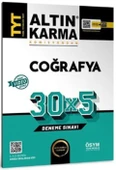 TYT Coğrafya 30 x 5 Deneme Altın Karma Yayınları - 1