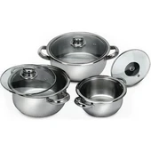 Gülsan 6 Parça Cam Kapaklı Çakır Set - 1