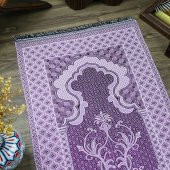 Seccade Süper Simli Broker Mor 68x110 cm - 170 gr - 2