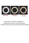 Şarjlı Sarı Ve Beyaz Renk Masa Lambası  Wt-005 - 5