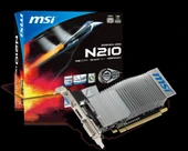MSI N210-1GD3/LP 64Bit 1GB DDR3 VGA DVI HDMI 64B - 1