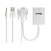 QPORT Q-VH VGA TO HDMI ÇEVİRİCİ + SES KABLOSU - 1