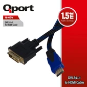 QPORT Q-HDV DVI TO HDMI 24+1 CONVERTER ÇEVİRİCİ - 1