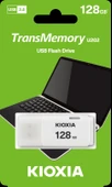 128GB USB2.0 KIOXIA BEYAZ USB BELLEK LU202W128GG4 - 1