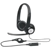 LOGITECH H390 MİKROFONLU SİYAH KULAKLIK 981-000406 - 3