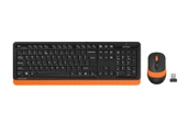 A4 TECH FG1010 Q 2.4 GHZ USB TURUNCU KLAVYE+MOUSE KABLOSUZ SET - 1