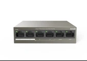 TENDA TEF1106P-4-63W 6PORT 10/100 YÖNETİLEMEZ POE SWITCH thumbnail 1