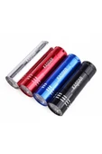 Süper Parlak 9 Ledli Metal Mini El Feneri - 2
