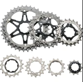 Shımano XTR CS-M980 10'LU Ruble 11-34T Kaset Dişli 10 vites Titanium - 5