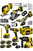 Dragro Alman Kömürsüz  6x4  6'li Set Kırıcı Delici Somun Sıkma Taşlama Makinesi Matkap Dekupaj Sunta Kesme - 1