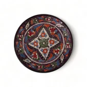 Özel Motifli Mor Renkli Tabak 18 cm - 3