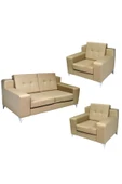 Koltukstilim   Bej Ofis Büro Koltuk Takımı thumbnail 1