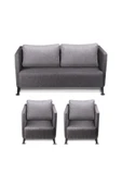 Koltukstilim Grey Üçlü Bekleme Koltuk Takimı - 1