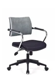 Koltukstilim   Sahra Siyah-gri Pls Çalışma Koltuğu Ofis Koltuğu - 2