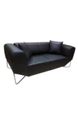 Koltukstilim   Elite Deri İkili Siyah Showroom Kanepe - 1