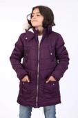 Toontoy Erkek Çocuk Kapüşonlu İçi Kürklü Mont - 1
