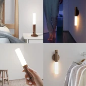 Şarjlı, Sensörlü, Taşınabilir, Magnetli, Çok Amaçlı Led Aplik, Sarjlı Duvar, Masa Üstü, Gece Lambası - 1