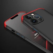 Huawei P20 Lite Kılıf 3 Parçalı Tam Koruma Şık Astrea Premium Sert Kapak Mavi - 5
