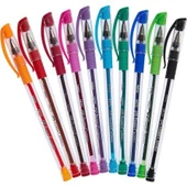Renkli Tükenmez Kalem Iğne Uçlu 10 Renk Faber Castel Tükenmez Kalem 1425 10 Renk Faber 1 Paket - 2