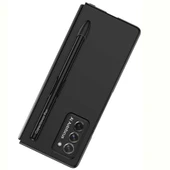 Samsung Galaxy Z Fold 2 Kılıf Kalemliklık Şık Espen Premium Kapak Siyah - 5