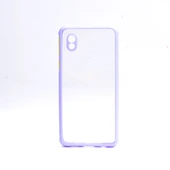 Samsung Galaxy A01 Core Kamera Korumalı ve Şık Tasarımlı Kaff Premium Sert Silikon Kılıf Mor - 1