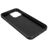 iPhone 12 Kılıf Metal Çerçeve ve Buton Tasarımlı Silikon Luna Kapak Siyah - 2