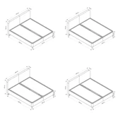 Minar Plus Baza Başlık  160X200 - Siyah Ayak Pamira01 thumbnail 6