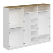 Minar Lotus 6 Kapılı 2 Ayna Dolap-Artisan-Beyaz thumbnail 6