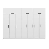 Minar Kale 7 Kapaklı 4 Çek Dolap Ve Yüklük Beyaz thumbnail 4