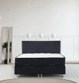 Minar Riva Baza Başlık Yatak 120X200 - Antrasit thumbnail 1