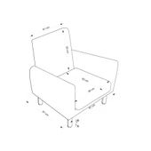 Minar Lotus Berjer Koltuk - Coco08 thumbnail 2