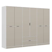 Minar Elina 6 Kapaklı Dolap Beyaz Kumtaşı thumbnail 5