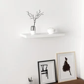 Minar Gizli Raf Tutuculu Duvar Rafı 60Cm-P.Beyaz thumbnail 1