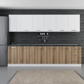 Minar 300 Cm Mutfak Dolabı Beyaz Dore 300-D1 - 1