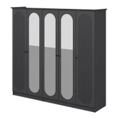 Minar Kale 190 5 Kapak 3A 2Ç Dolap Antrasit - Mebran Defne Ayna Antr thumbnail 7