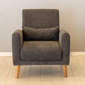 Minar Mitra 3+3+1 Berjer Koltuk Takım (Ares Byz+Koyu Gri) thumbnail 4