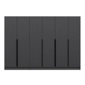 Minar Kale Plus190 6 Mebran Kapaklı 2Ç Dolap Antrasit Mebran thumbnail 6