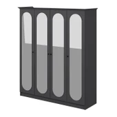 Minar Kale 190 4 Kapak 4A 2Ç Dolap Antrasit - Mebran Defne Ayna Antr thumbnail 7