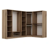 Minar Kaleplus190 7 Kapaklı 2 Çekmeceli Köşe Dolap Dore Dore Plus thumbnail 7