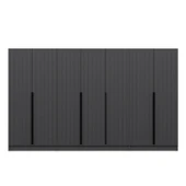 Minar Kale Plus190 7 Mebran Kapaklı 2Ç Dolap Antrasit Mebran thumbnail 6