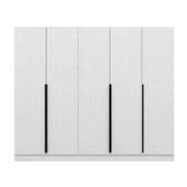 Minar Kale Plus190 5 Mebran Kapaklı 2Ç Dolap Beyaz Mebran thumbnail 6