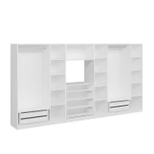 Minar Kale190 7 Kapaklı 4 Çekmeceli Tv Modüllü Dolap Beyaz thumbnail 7