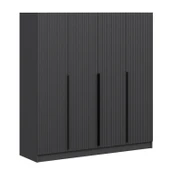 Minar Kale Plus190 4 Mebran Kapaklı 2Ç Dolap Antrasit Mebran thumbnail 6