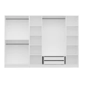 Minar Kale Plus190 6 Mebran Kapaklı 2Ç Dolap Beyaz Mebran thumbnail 7