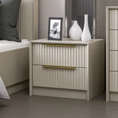 Minar Kale Luxe Soft 2Çek Mebran Komodin-Kumtaşı thumbnail 1