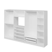 Minar Kale190 5 Kapaklı 2 Çekmeceli Tv Modüllü Dolap Beyaz thumbnail 6